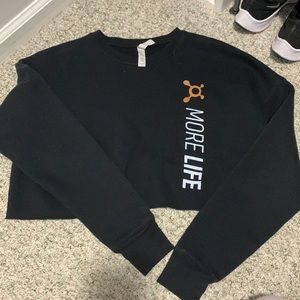 Orangetheory fitness cropped sweatshirt